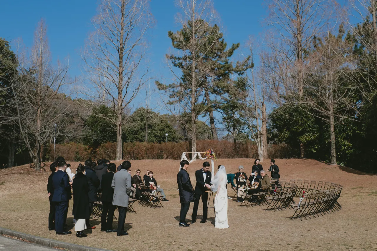 みんなで見守る。